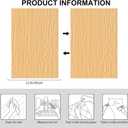 SOON AFTER Light Yellow Wood Peel and Stick Wallpaper, Size 23.6"x472"/Roll