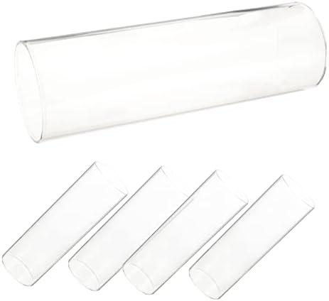 Garneck 7pcs Cylinder Glass for Floating Candles Decor Wedding Centerpieces and Party Decorations Versatile Tabletop Candle Holders for Occasion