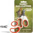 Steel & Cedar Rabbit Nail Clippers  Safe, Gentle Pet Nail Trimmer for Rabbits, Bunnies, Guinea Pigs, Ferrets & Small Animals  Stainless Steel Blades, Non-Slip Grip, Easy At-Home Grooming