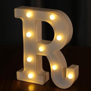 IFDGCTK Light Up Letters, Led Letter Lights 26 Alphabet, Decorative Lighted Letter, Battery Powered Led Marquee Letters for Party, Bar, Night Light, Home Decor(R)