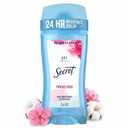 Secret Antiperspirant and Deodorant for Women, 24hr Sweat & Odor Protection, PH Balanced Protection, Gentle on Skin, Invisible Solid, Powder Fresh Scent, 2.6 oz, 2 Pcs