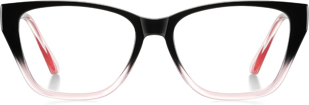 FancyFlower Cateye Reading Glasses for Women - Midnight Blush 2.5x Readers