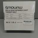 Red Light Therapy for Body, Infrared Light Therapy for Belt Shoulder Waist, Upgraded 3 in 1 LED Beads, 660nm Red Light & 850nm Near Infrared Light Therapy Belt Wrap Timer Remote Control (XL)