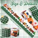 2 Rolls 65.6ft Camping Forest Classroom Bulletin Border Decor | Hiking Tree Bear Tent Border Trim Decor, Back to School Bulletin Board Strips Decorations, Office Chalkboard Party Decoration