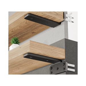 SKYSEN 6 Pack 6" Floating Shelf Bracket, Shelves Brackets, Wood Shelving Brackets Hardware - Heavy Duty - 6/8/10/12 inch - Real Hidden Bracket Design（tzj6-6）