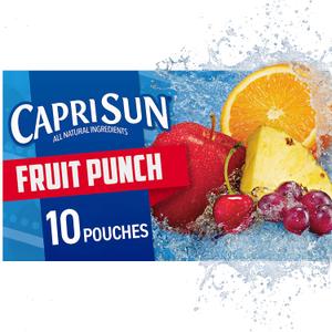 Capri Sun Fruit Punch - 10pk/6 fl oz Pouches, Best By: 26 APR 2025