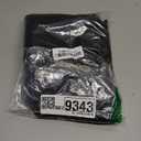 MIULEE Halloween Pack of 2 Couch Throw Pillow Covers 18x18 Inch Soft Black Chenille Pillow Covers for Sofa Living Room Solid Dyed Pillow Cases