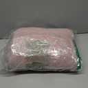 EMME Cotton Muslin Queen Blanket Bed Layering Bedspread Coverlet Breathable Gauze Soft Lightweight Blankets (Heather Dusty Pink, 90"x90")