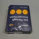 wisedry 2 x 500 Gram See-Through Silica Gel Packets, Color-Indicating Desiccant Packs for Storage, Reusable Safe Dehumidifier, Heat Resistant Dehumidifier Bags