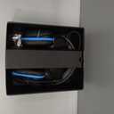 Logitech G432 Wired Gaming Headset, 7.1 Surround Sound, DTS Headphone:X 2.0, Flip-to-Mute Mic, PC (Leatherette) Black/Blue