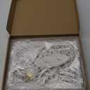 Jolik Wedding Money Box Holder with Sign, Large Rustic Wood Wooden DIY Envelop Gift Card Shadow Boxes with Lock Slot for Reception Anniversary Graduation Birthday Party Parties (Mr & Mrs, White)