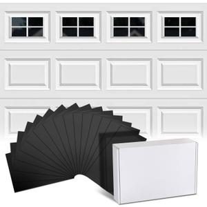 Magnetic Garage Door Decorative Hardware Garage Door Decorative Hardware Magnetic Garage Door Decorations Attractive Accents Curb Appeal Decor Easy Installation Black (32pcs Magnetic Windows)