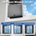 Vertical Window Exhaust Fan Vertical Window Fan(29.9-33.9 Inch)