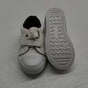 K KomForme Toddler Boys & Girls Shoes Kids Canvas Sneakers with Cartoon Dual Hook and Loops, Size 6