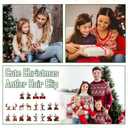 Cute Christmas Hair Clips, Christmas Antler Hair Clip, Moose Antler Deer Headband Hair Clips for Women Small Gifts Xmas Hair Accessories (10 PCS Brown)