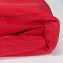 Corset Mesh Fabric for Sewing, Non Stretch Net for Making Transparent Corsets, Soft & Strong Netting for Couture Dress, Wedding, Prom Gown,5 Yards Long 60" Wide (Red, 5 Yard pre Cut),2 pc