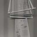 VUSIGN Under Kitchen Sink Organizer 2 Tier, Pull Out Bathroom Sink Organizers and Storage, Cabinet Kitchen Bathroom Storage Organization Shelf, 1 Pack White