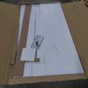 OfficeSimpli Large Washer Dryer Countertop with Shelf - 30 x 58 Inch - Made in USA Laundry Countertop Over Washer and Dryer with Non-Slip Pads, Storage Shelf, Laundry Topper Organizer, Gracier White