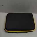 Hard Storage Tools Case, Store for DeWalt Drill Tools & Angle Grinder/for AstroAI Tire Inflator and More - 12"x8"x2" with Mesh Pocket & Comfort Handle (Yellow)