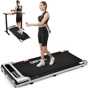 Walking Pad, Under Desk Treadmill for Home and Office, 2.5 HP Portable Treadmill, 3 in 1 Walking Jogging Running Machine with Remote Control, LED Display