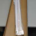 LazBlinds No Tools No Drill 1" Vinyl Mini Blinds, Cordless Blinds for Windows, Light Filtering Horizontal Window Blinds & Shades, 27" W x 36" H, White