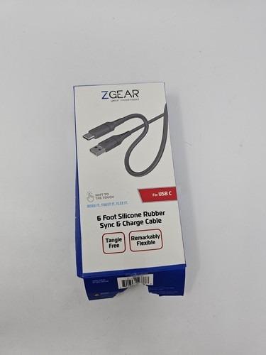 6 Foot Silicone Rubber Sync & Charge Cable