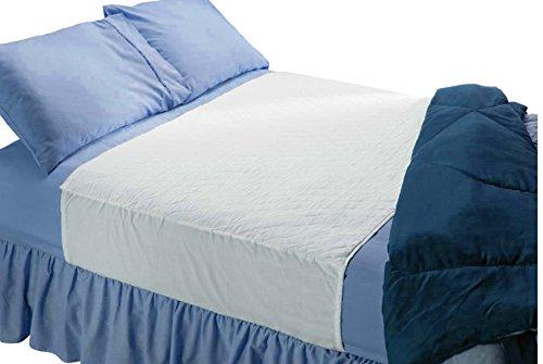 Soft Large Absorbent Waterproof Bed Pad with Tuckable Sides (36 x 60 Inch) - Washable 300x for XL Tuck in Underpad Incontinence Protection for Adult, Child, or Pet