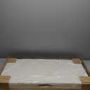 FDW 34" Folding Card Table Plastic Table Portable Square Height Dining Table Perfect for Party and Parties Backyard Events, White