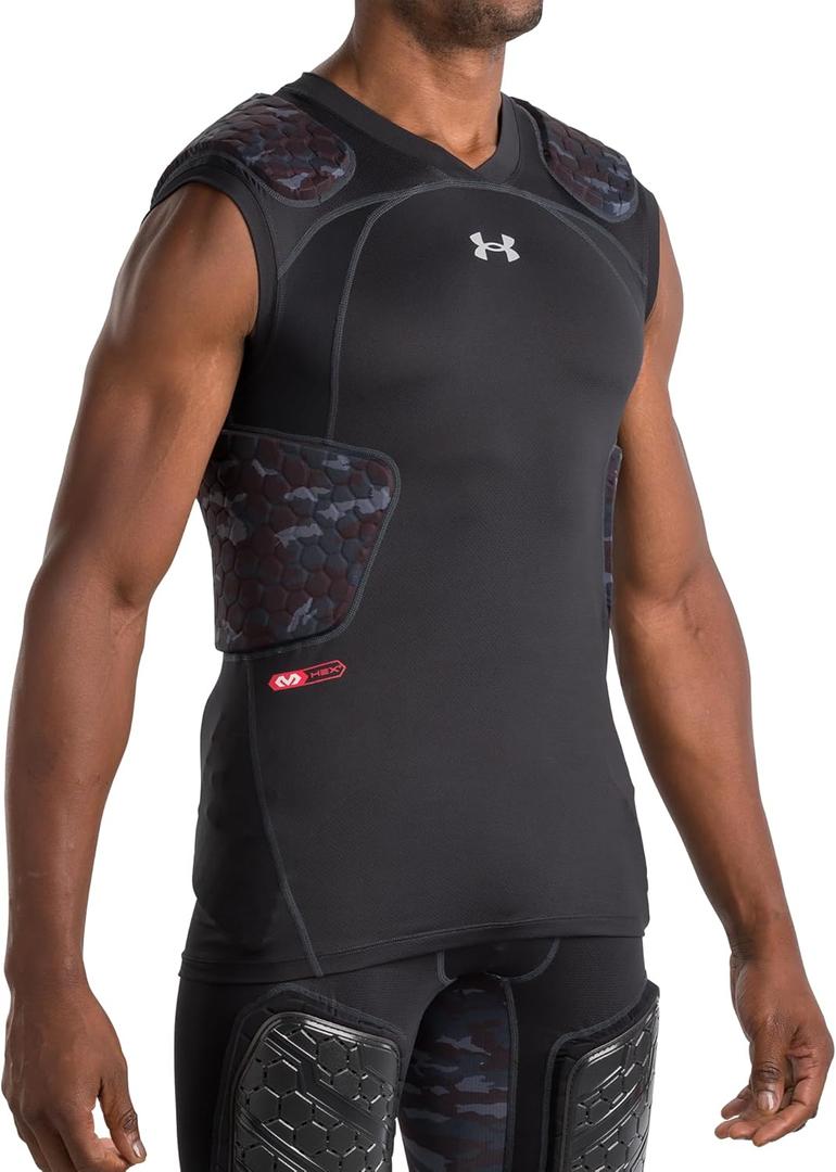 Under Armour Gameday Pro 5-Pad Top, Compression Shirt Men Football (XX-Large, Black Camo) Under Armour Gameday Pro 5-Pad Top, Compression Shirt Men Football (XX-Large, Black Camo)