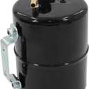 Vacuum Reserve Canister 5 in D x 7 in L Steel Black Finish