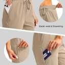 G Gradual Women's 15'' Long Shorts Below The Knee Hiking Cargo Capris Stretch Quick Dry Bermuda Shorts for Women with Pockets (XXXL)
