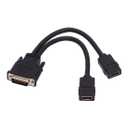 chenyang DMS-59Pin 1 to 2 HDMI 1.4 Splitter Extension Cable for PC Graphics Card