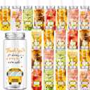 Skylety 24 Pcs School Bus Driver Gift Cup Bulk, School Bus Driver Appreciation Gifts 4 oz Plastic Cup Thank You for Always Going The Extra Mile Tumbler with Lids and Straws for Men Drivers
