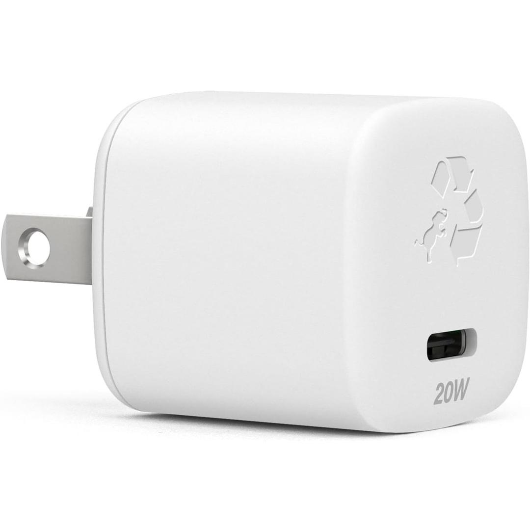 Nimble Wally SubNano USB-C Charger Block, 20W Fast Charging Power Adapter, Type C Charging Block for iPhone 17 16 15 14 13 12 11 Air Pro Max Plus XS/XR/X Samsung Galaxy S25 Pixel iPad Watch Series 8/7