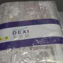 DEXI Area Rugs for Living Room, Washable Low Pile Vintage Traditional Rug for Bedroom, Non Slip Indoor Carpet for Dining Office Nursery, 8x10, Beige Blue