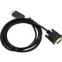 3FT 1M DISPLAYPORT TO VGA ADAPT CONVERTER BLACK CABLES A/V DEVICE CABLES