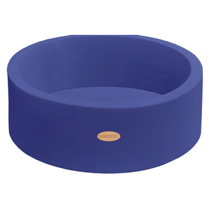 HARBOLLE Baby Ball Pit 35.4" Soft Round Memory Foam Ball Pits NOT Included Balls Indoor Outdoor Playpen for Babies Toddlers Kids Great Gift for Girls Boys, Teal And Blue