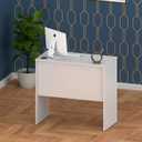 White Made in USA 31.5" Inch Home Office Desk Computer Writing Table, 31 Inch