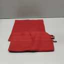 Homaxy 100% Cotton Waffle Weave Kitchen Dish Cloths, Ultra Soft Absorbent Quick Drying Dish Towels, 12 x 12 Inches, 6-Pack, Brick Red