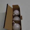 Feit Electric 60-Watt Equivalent G25 Dimmable Filament LED Energy Star 90+ CRI White Glass Light Bulb, Soft White (3-Pac