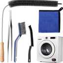 XANGNIER 5 Pack Dryer Vent Cleaner Kit,Flexible Dryer Lint Brush Vent Cleaner,Dryer Lint Trap Cleaning Tool,Laundry Room Essentials Lint Remover Accessories,Household Cleaning Tools (Multicolor)