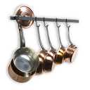 15 S Hooks for Hanging Kitchen Utensils Set and Cookware, Iron, Frosty Black