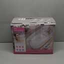 Portable Spa Bubble Bath Massager,Full Body Waterproof Spa Mat for Bathtub, 6-Speed Bubbles, Remote Control & Non-Slip Suction Cups for Home Relaxation (Grey+white)