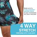 Kanu Surf Mens 5 Adventure Mens Swim Trunks  UPF 50+ Quick-Dry Bathing Suit Shorts with Pockets & Compression Liner (XXL)