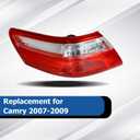 WFLNHB Tail Light Replacement for Toyota Camry 8156133460 TO2818131