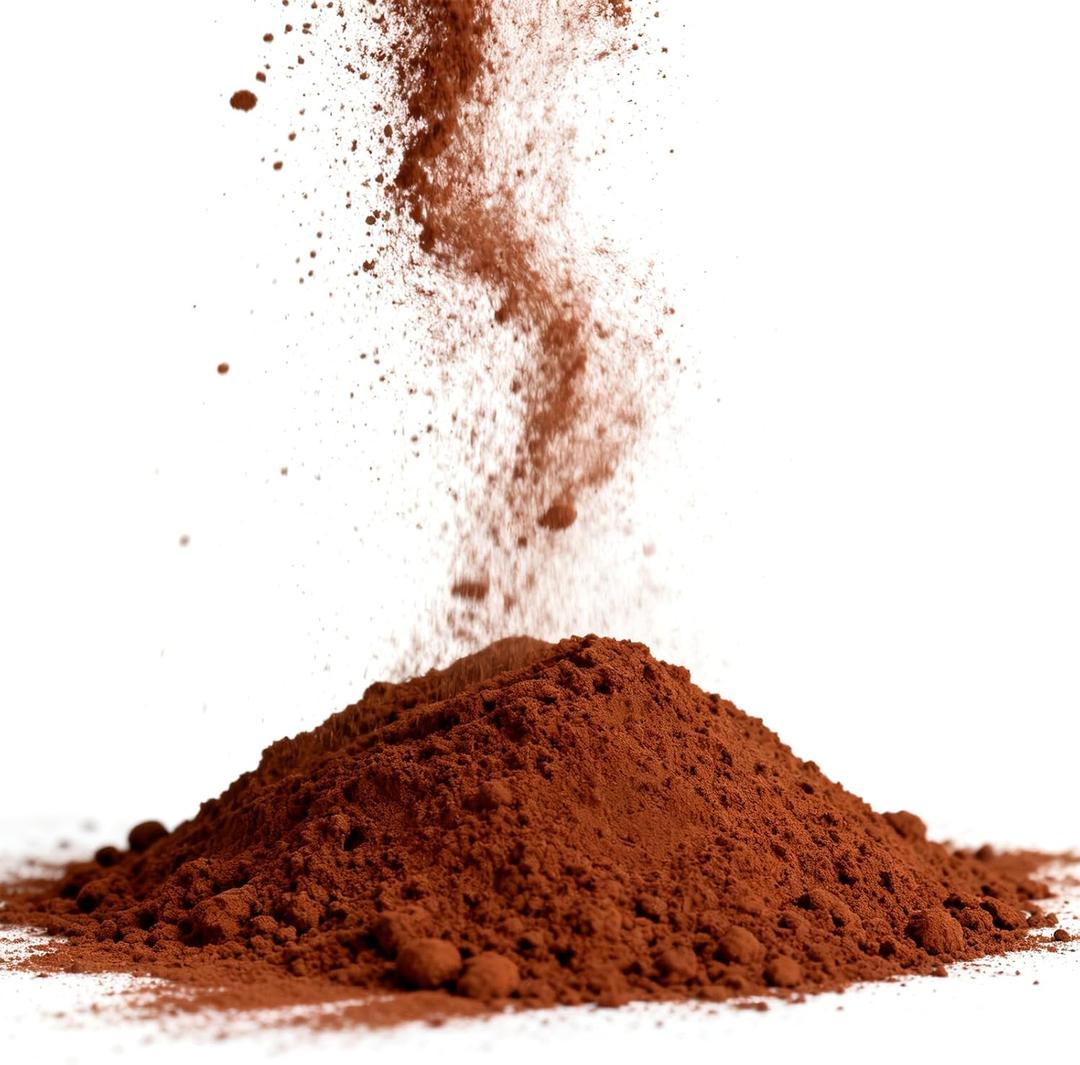 Iron Oxide Powder, Ultrafine Particle Natural Industrial Material, Suitable for Construction, Coatings, Ceramics, Concrete Coloring and Many Other Applications,34 Ounces, Brown