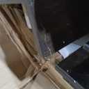 Signature Design by Ashley Drystan Rustic Queen Panel Bed, Sconce LED Lights, USB Ports and Nailheads, Foundation or Box Spring Needed, Dark Brown & Gray