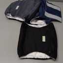 Wegreeco Washable Male Dog Belly Band (Stylish Pattern) - Pack of 3 - Washable Male Dog Belly Wrap, Dog Diapers Male (Black, Charcoal, Navy, Large)