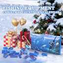 Advent Calendar Fishing Christmas Countdown - 24 Days Fishing Lures Set for Fisher Adult Men - 2025 Xmas Surprise Gift for Father, Grandpa