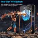 Mothca 2 Pack Matte Glass Screen Protector for iPhone 17 Pro/iPhone 16 Pro/iPhone 17 6.3-inch [Auto Fit Box Dust-Free] Full Coverage Anti-Glare & Anti-Fingerprint Tempered Glass, Smooth as Silk
